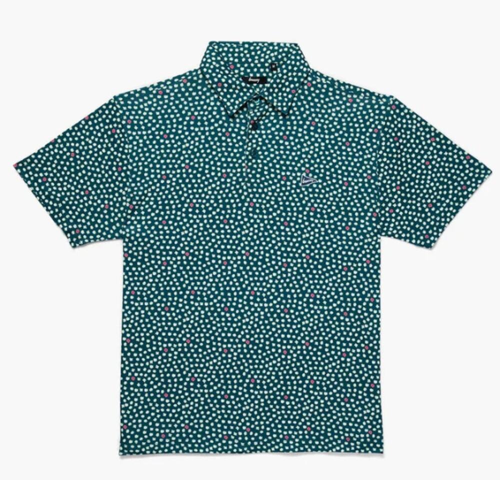 NWT Breezy Golf The Magnolia 3.0 Polo Green Men's Golf Shirt Size 2XL